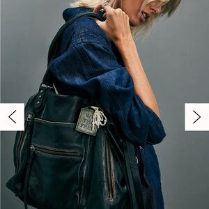 WE THE FREE Emerson Tote Black. Long strap included.